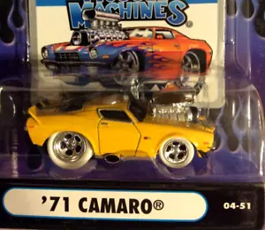 Muscle Machines 1971 CHEVY CAMARO - 1/64 - 71 CAMARO - WHITE TIRE 1 0F 1496 - - Picture 1 of 2