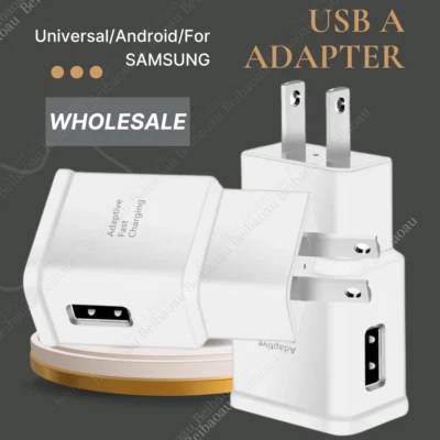 Android Phone Plug USB A Fast Wall Charger Power Adapter For Samsung iPhone Lot - Image 1 of 4