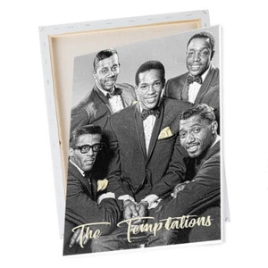 The Tempting Temptations Motown Group aluminio/lona arte de pared regalo - Imagen 1 de 5