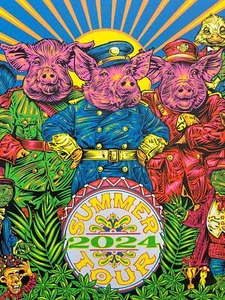 Primus - 2024 Todd Slater Summer Tour Poster AP Edition - Picture 1 of 6