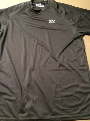 Men's-Small Short Sleeve Black Athletic Shirt Loose Fit By Guardian Wear New - Image 1 of 4