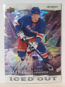 2020-21 Upper Deck Allure Iced Out #IO-20 Alexis Lafreniere RC New York Rangers
