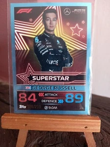 TOPPS TURBO ATTAX 2023 FORMULA 1 F 1 PARALLELA CIANO 276 RUSSELL 189/299 - Foto 1 di 4