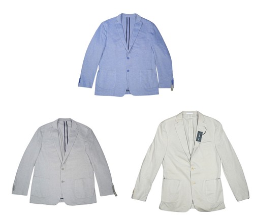 Blazer cappotto sportivo uomo Michael Kors slim fit misto cotone collezione kimble nuovo con etichette