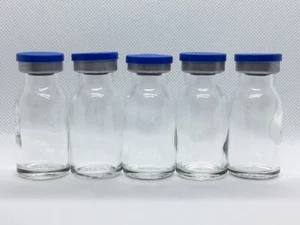 20 mL Clear Sterile Vial with Flip Top Seal 100 Pack - Picture 1 of 9