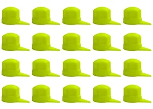 20x tappi dado ruota giallo neon con indicatore di posizione Ø32 mm viti basse camion - Foto 1 di 11