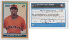 2009 Bowman Chrome WBC Prospects Gold Refractor /50 Dennis Neuman #BCW43