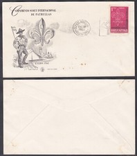 Argentina 1961 FDC Fleur-de-lis First Day Cover Mi 758 Sn723 International Scout