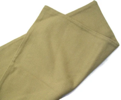 Pottery Barn Cotton Tan Brown Rustic Basket Weave Sofa Toss Pillow Cover 20" New - Image 1 of 4