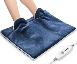 Electric Heated Foot Warmer Soft Flannel Foot Heater with 2h Auto Off & 3 Hea... - Picture 1 of 7