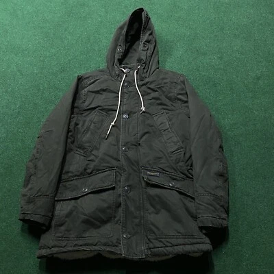 Chaqueta De Colección Abercrombie & Fitch Para Hombre S Verde Estilo Militar Parka Abrigo Foto 1 de 4