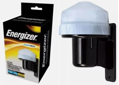 Energizer Standalone IP44 PhotoCell Dusk Till Dawn Sensor Switch Security Lights - Image 1 of 4