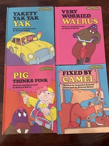 Lot of 4 Vintage Sweet Pickles Hard Cover Books - Readers - Richard Hefter - Picture 1 of 9