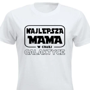 Mama Najlepsza W GALEKTYCE koszulka Polen T-Shirt Polska PL prezent dzien mamy - Bild 1 von 12