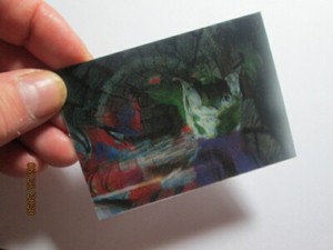 1996 MARVEL MOTION - BASE CARD - ( 26 ) ROBERT BRUCE BANNER - HULK 