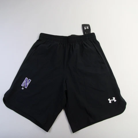 Northwestern Wildcats Under Armour Athletic Shorts Men's Black New Cover