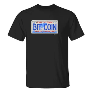 Bitcoin BTC Crypto Cryptocurrency Altcoin HODL Black T-Shirt UPC221 - Picture 1 of 2