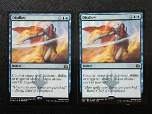 MTG - Disallow x2 - Aether Revolt - Picture 1 of 2