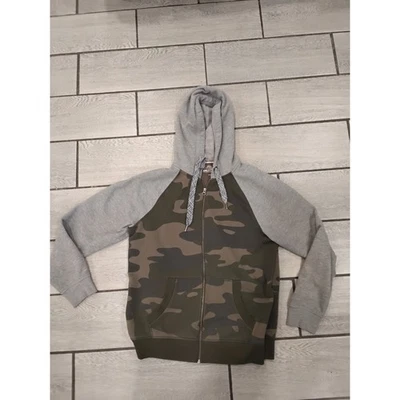 Мужская толстовка с капюшоном American Rag камуфляж реглан на молнии - Изображение 1 из 4