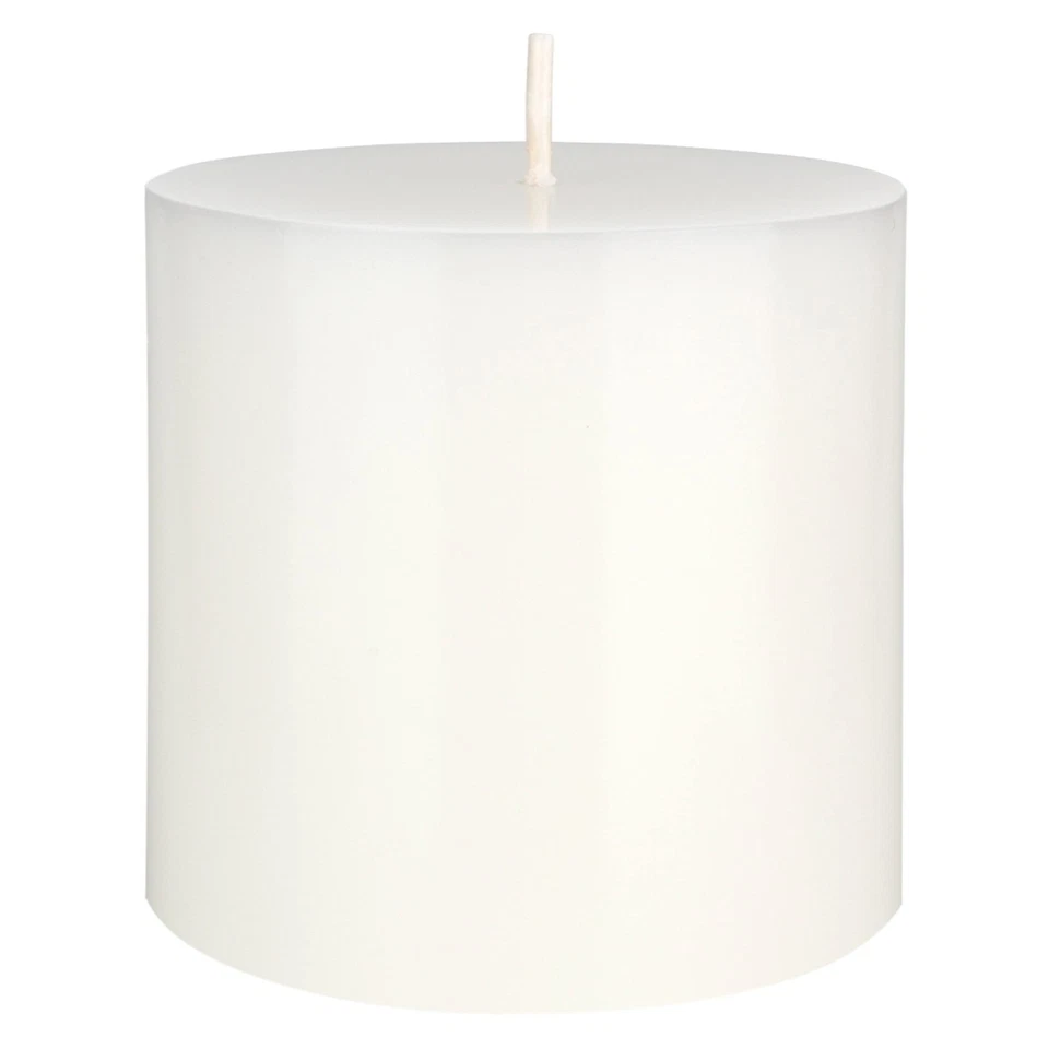 DDI 1756865 Round Unscented Pillar Candle White Case Of 48