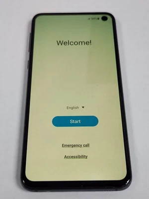 DEFECTIVE - Samsung Galaxy S10E - 128 GB - Black- GSM Unlocked  - 10426 - Image 1 of 4