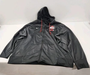 Ohio State Buckeyes Sudadera con Capucha Para Hombres 4XL Gris Nike Dri Fit Cremallera Completa Chaqueta Sudadera - Imagen 1 de 16