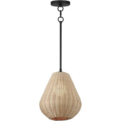 Maxim Lighting 12602NABK Maldives Pendant Black - Image 1 of 4