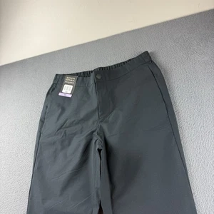 Banana Republic Hose Herren 30x28 schwarz Motion Tech Stretch flach Chino NEU - Bild 1 von 12