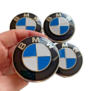 4pcs Wheel Center Emblem Caps for BMW Classic Blue for 2018-2024 56mm - Picture 1 of 4