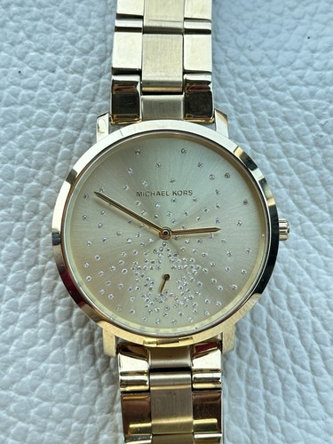 Orologio Michael Kors MK3818 Pyper in acciaio inox tono oro con quadrante cristallo