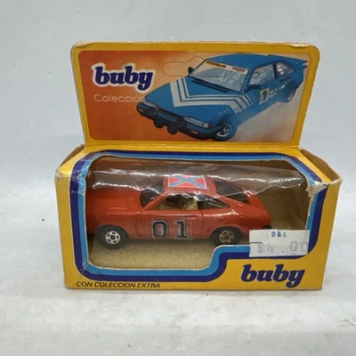 Buby Dukes Of Hazzard General Lee 1/64 Súper Raro Argentina Ford Mustang II NOS Foto 1 de 4