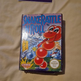 Snake Rattle n Roll NES Nintendo Complete Boxed PAL