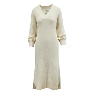JAEGER Strickkleid aus reiner Merinowolle mit V-Ausschnitt UVP 150,00 £ - Bild 1 von 5