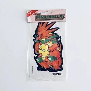 Sticker Dinosaucers Dinoplativolos Styraco 1986 made in Spain Carded New 17cm - Imagen 1 de 2