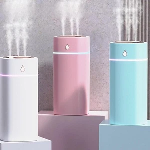 Desktop Humidifier Small 3 Modes with Atmosphere Light Auto Shut Off 600ml Mist - Picture 1 of 21