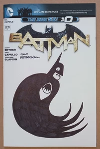 Fred Hembeck Batman New 52 #0 Blank Sketch Cover Original Comic Book Art - Picture 1 of 4