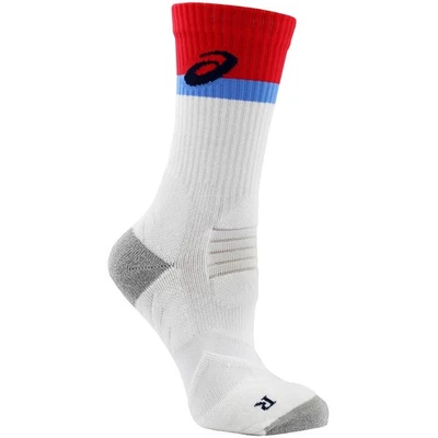 ASICS Athlete Crew Socks Womens White Athletic ZK2463-0677 - Image 1 of 4