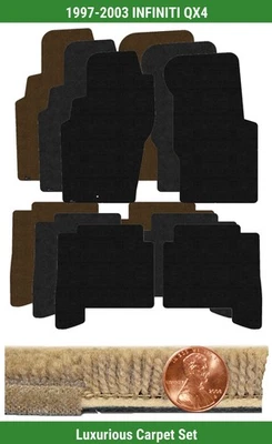 Juego de alfombrillas Lloyd Custom Luxe para Infiniti QX4 1997-2003 (4 piezas) #T5D Foto 1 de 4