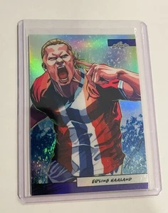 ERLING HAALAND 2024 Blattmetall Chrom ANIME NATION #/49 MANCHESTER CITY/NORWEGEN - Bild 1 von 2