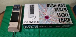 BLAK-RAY Black Light Lamp Long Wave UV-21 Tested Working w Box & More - Pls Read - Picture 1 of 13