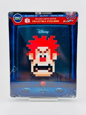 WRECK-IT RALPH SteelBook 4K Ultra HD Blu-ray/Blu-ray Best Buy Exclusive Foto 1 de 4
