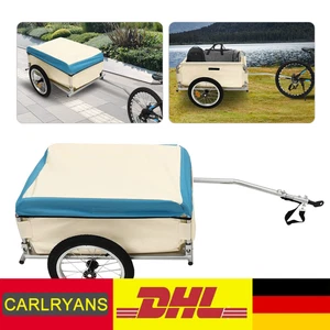 50 kg Fahrrad Anhänger Last Transport Anhänger Aluminium Cargo Bike Anhänger - Bild 1 von 18