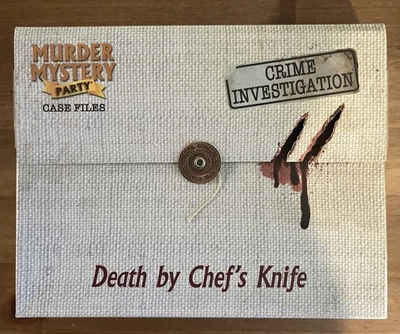 Murder Mystery Party Case Files: Death by Chef's Knife Foto 1 de 2