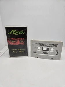 POISON Open Up And Say..Ahh! 1988 CASSETTE TAPE GLAM/HAIR METAL HARD ROCK - Picture 1 of 7