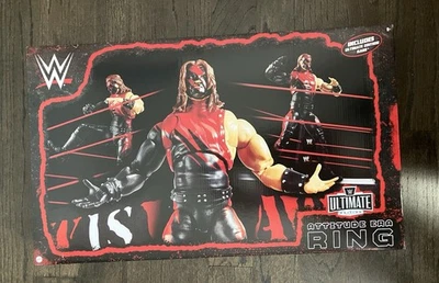 WWE Ultimate Edition Attitude Era Raw Is War Ring W/ Kane Figure Sealed New - Image 1 of 2