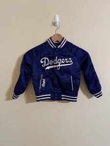 Polo Ralph Lauren Los Angeles Dodgers Satin Varsity Jacket MLB Baseball Size 5 - Picture 1 of 7
