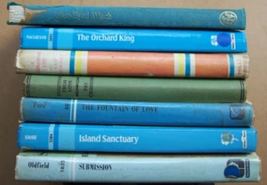 6 Mills & Boon & 1 Romance Book Club H/B Books. THE BLUE EYED WITCH-SUBMISSION - Picture 1 of 21