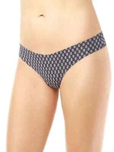 Commando Printed Thong Low-Rise Thong, Nude Net (Fishnet Black), Size M/L, NWT - Picture 1 of 3