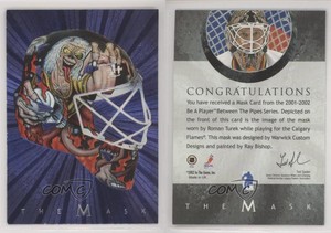 2001-02 ITG Be A Player Between the Pipes The Mask Roman Turek