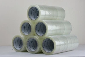 36x Clear Packing tape sticky Packaging Clear 75mx48mm - Picture 1 of 10